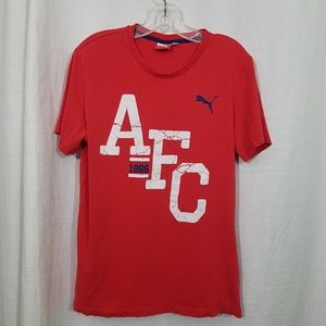 Puma Graphic AFC 1886 tee shirt med..red